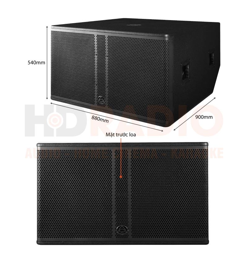 Chú thích loa sub Wharfedale Focus-218S