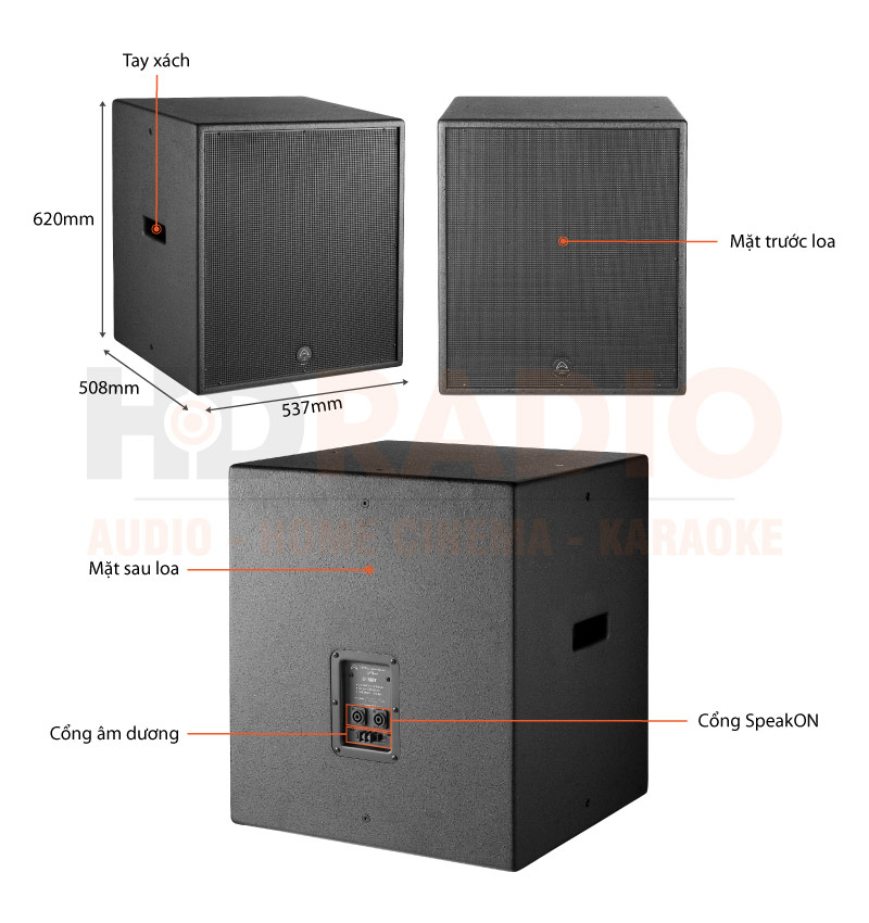 Chú thích loa Wharfedale SI-18BX