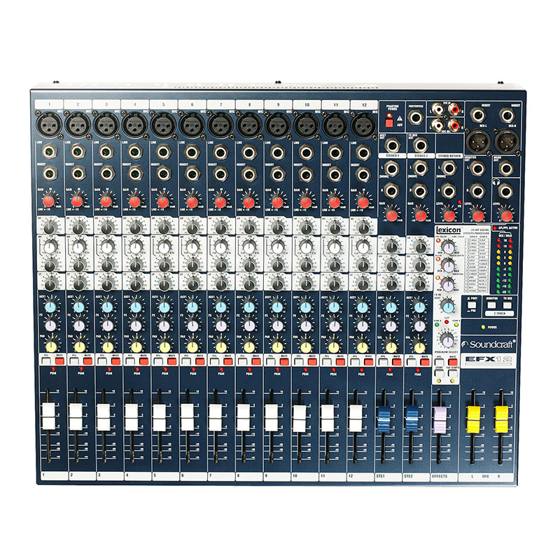 Bàn Mixer Soundcraft EFX12, 12 Kênh, Analog