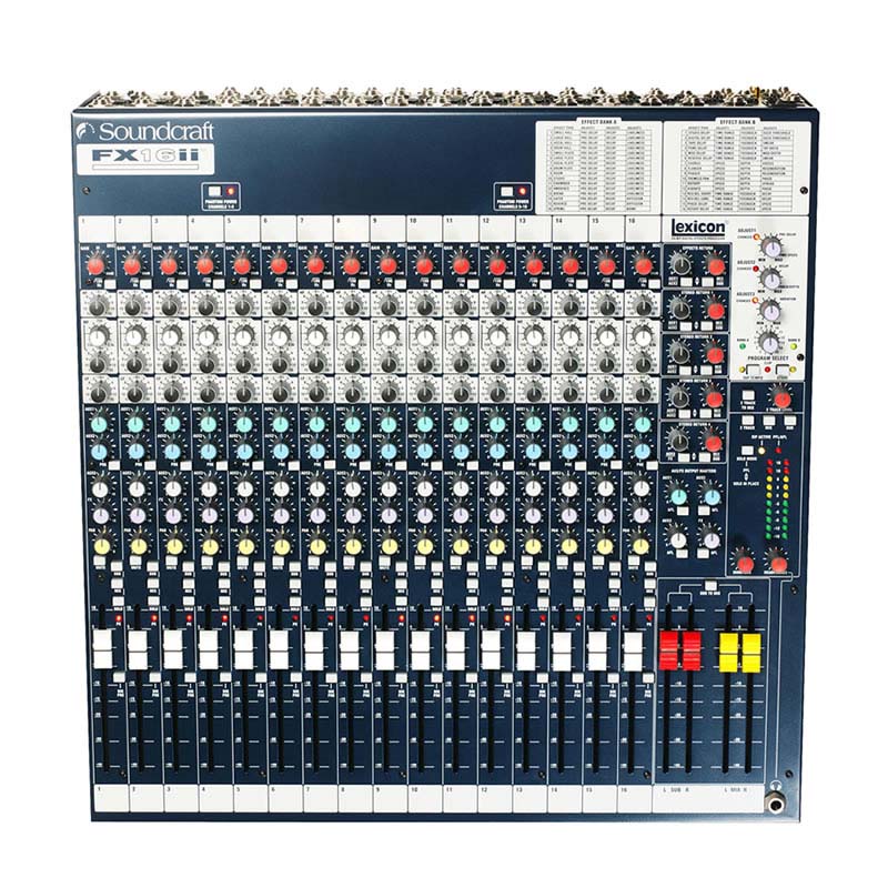 Bàn Mixer SOUNDCRAFT FX16ii