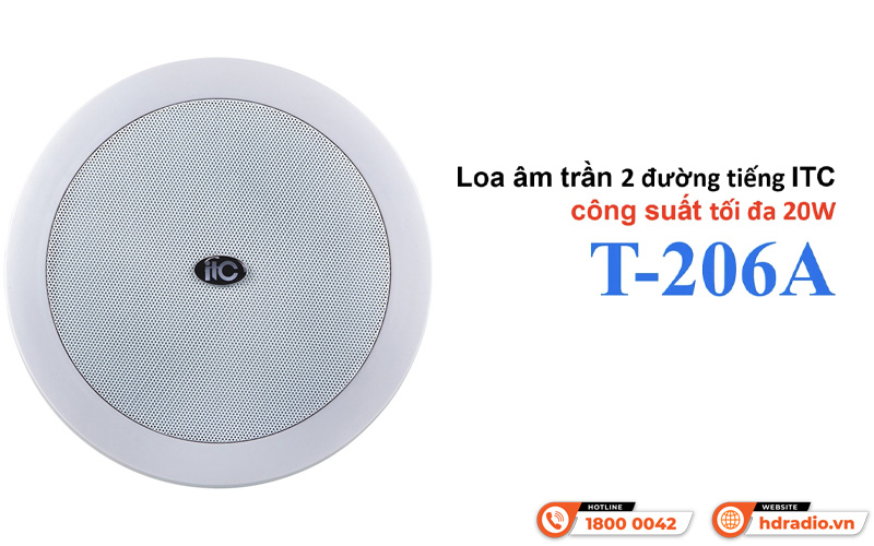 Loa âm trần ITC T-206A