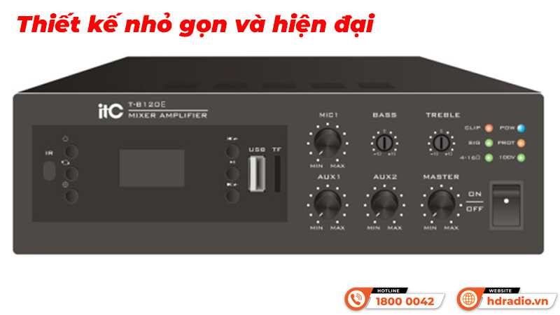 Thiết kế Amply ITC T-B120E