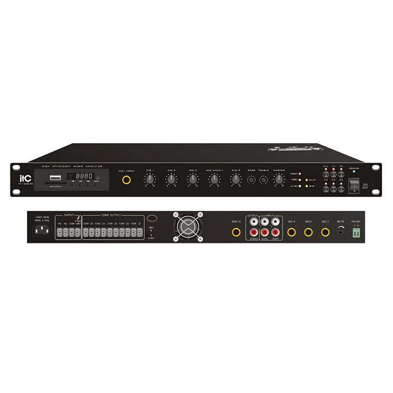 Amply 5 vùng ITC TI-500DTB (500W, MP3, Bluetooth)