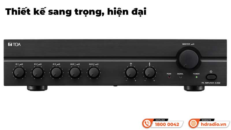 Thiết kế Amply TOA A2060H