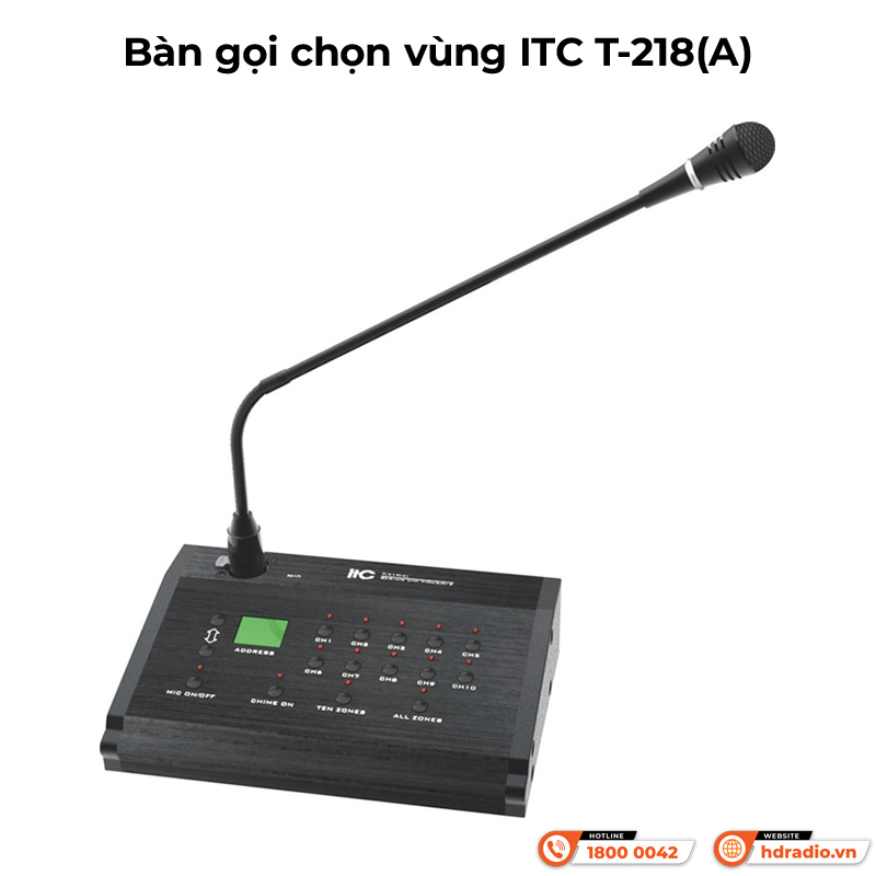 Bàn gọi chọn vùng ITC T-218(A)