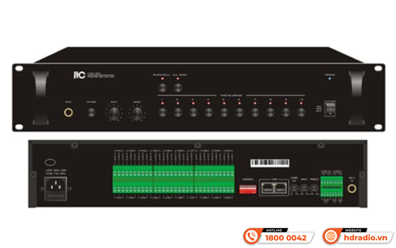 Bộ điều khiển trung tâm 10 vùng ITC T-6212A