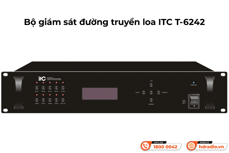Bộ giám sát đường truyền loa ITC T-6242