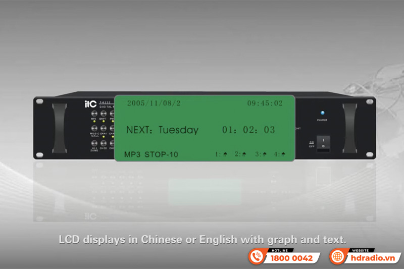 Bộ hẹn giờ và phát lại âm thanh ITC T-6232