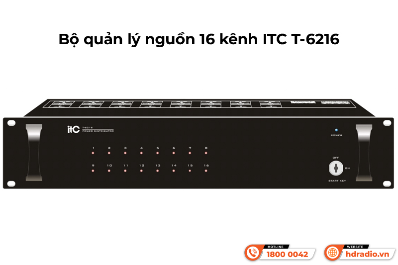 Bộ quản lý nguồn 16 kênh ITC T-6216