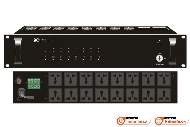 Bộ quản lý nguồn 16 kênh ITC T-6216