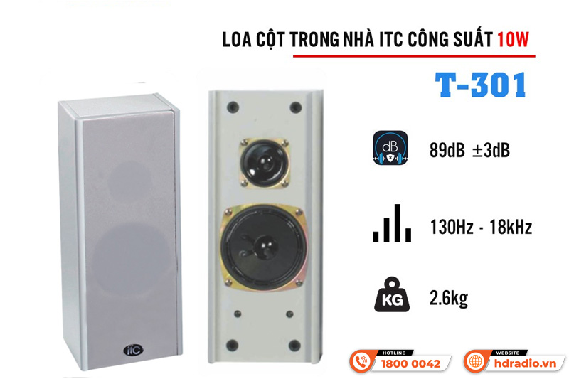 Loa cột trong nhà ITC T-301