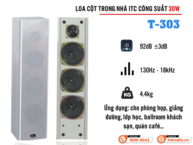 Loa cột trong nhà ITC T-303 Loa cột trong nhà ITC T-303