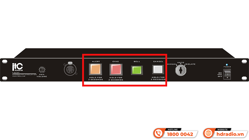 Bộ điều khiển thông báo khẩn cấp ITC T-6247