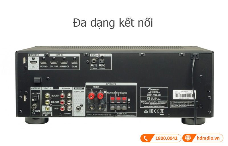 Ket noi Pioneer VSX-531