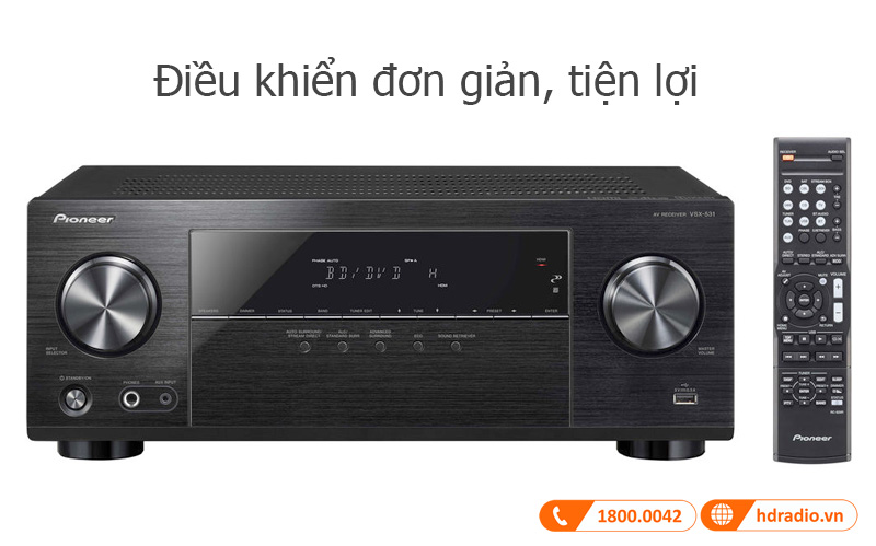 Dieu khien Pioneer VSX-531