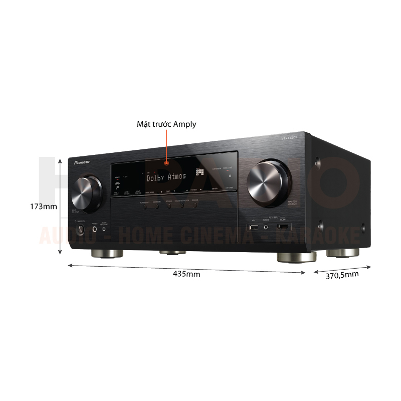 Chú thích Amply Pioneer VSX-LX303
