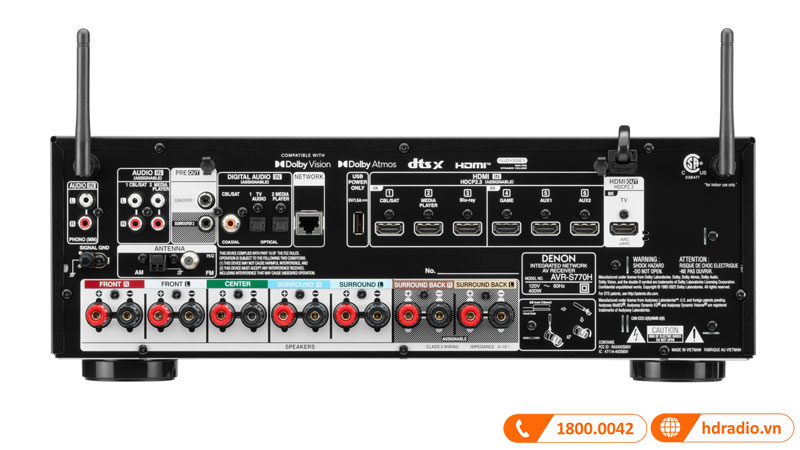 Kết nối Amply Denon AVR-S770H