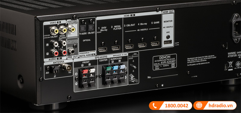 Ket noi Denon AVR-X250BT