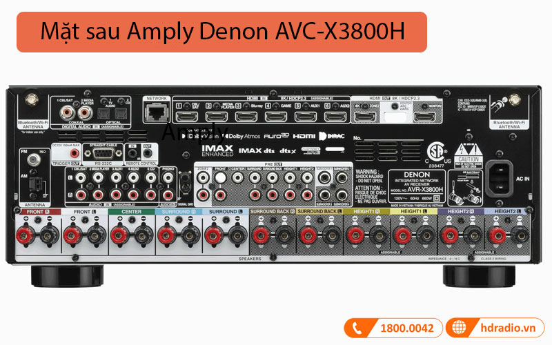 Amply Denon AVR-X3800H