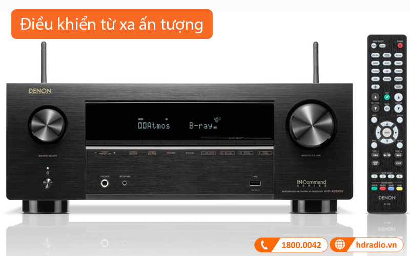Amply Denon AVR-X2800H