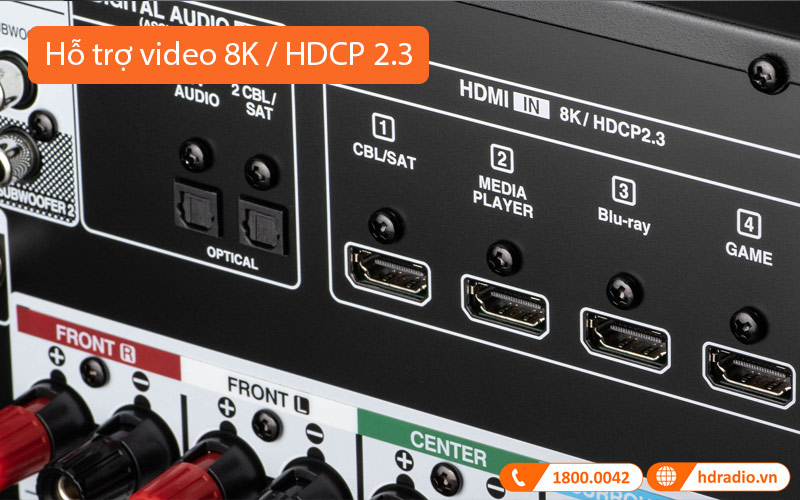 Amply Denon AVR X580BT 