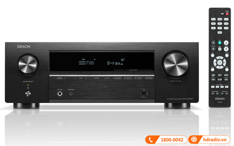 Amply Denon AVR-X580BT