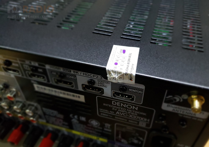 Amply Denon AVC-X3700H chính hãng