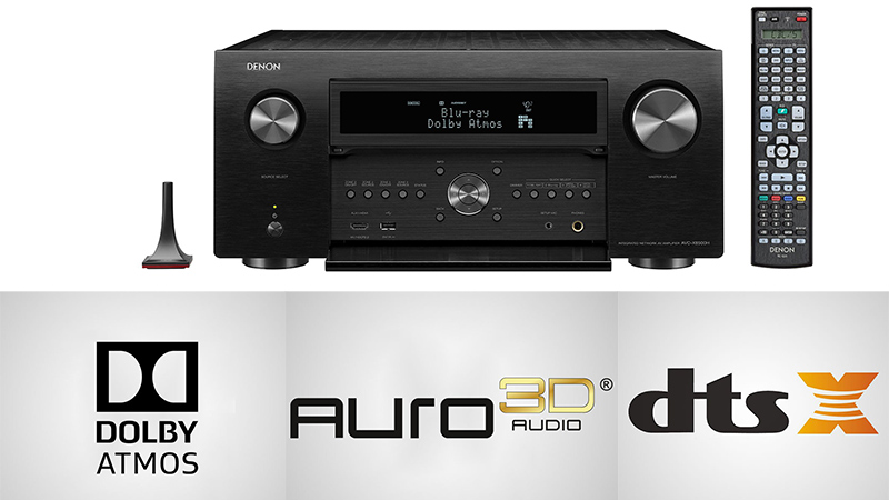 Amply Denon AVC X8500HA ho tro am thanh 3d