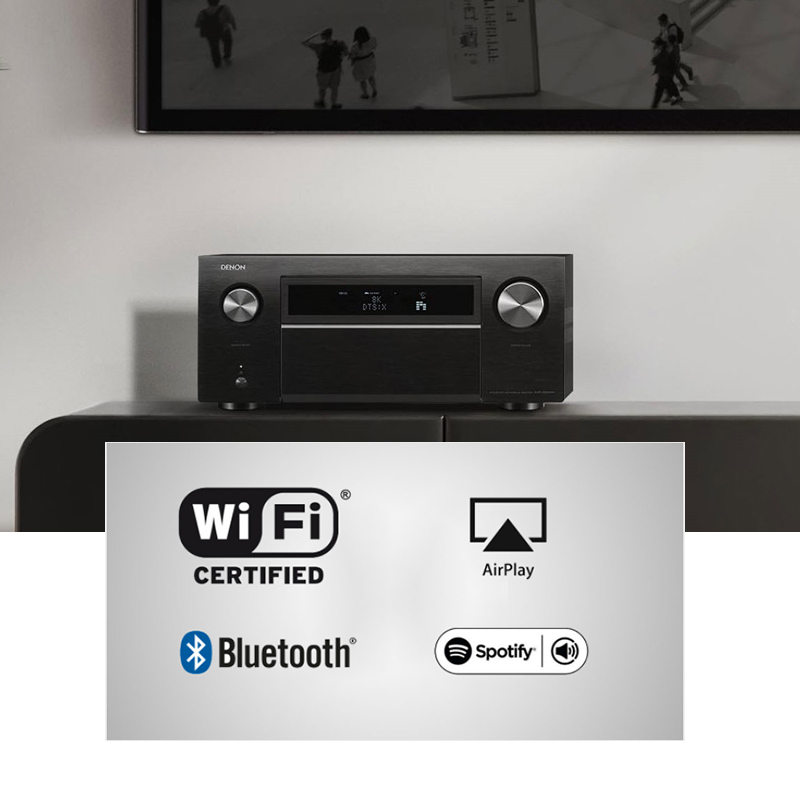 Amply Denon AVC X8500HA co wifi bluetooth