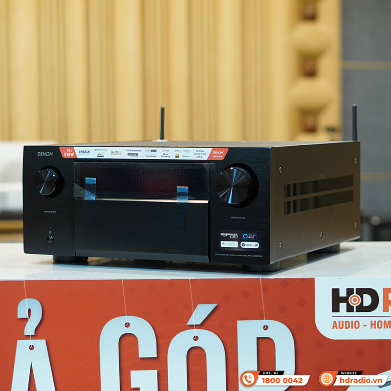 Amply Denon AVC X8500HA, 13.2 Kênh, 150W/CH, 8K, Bluetooth-6