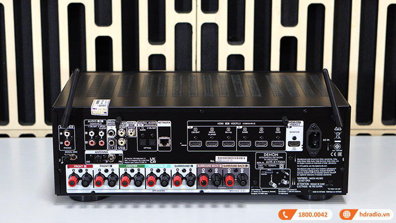 Amply 7.2 kênh Denon AVR X1700H