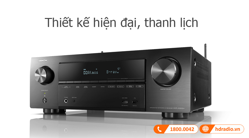 Thiet ke Denon AVR-X1600H