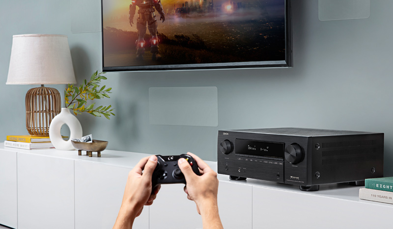 amply Denon AVC-X3700H hỗ trợ chơi game