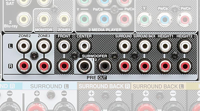 Cổng kết nối amply Denon AVC-X4700H