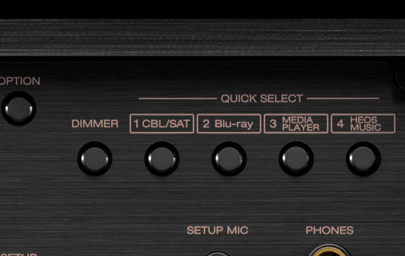 Nút điều chỉnh amply Denon AVC-X4700H