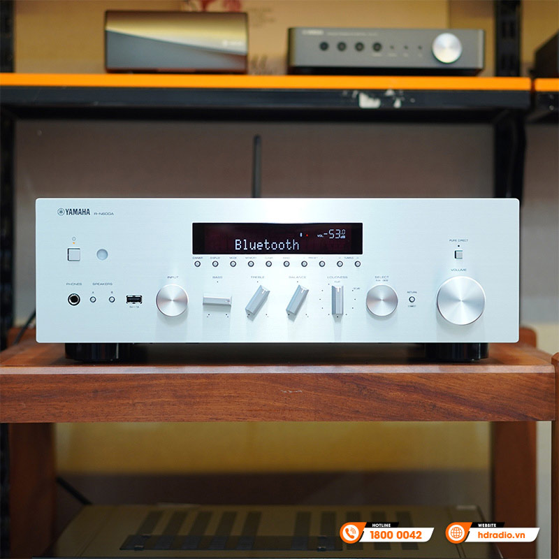 Amply Yamaha R-N600A, 80W/CH ở 8 ohm, Optical, Phono, bluetooth, wifi, MusicCast-3