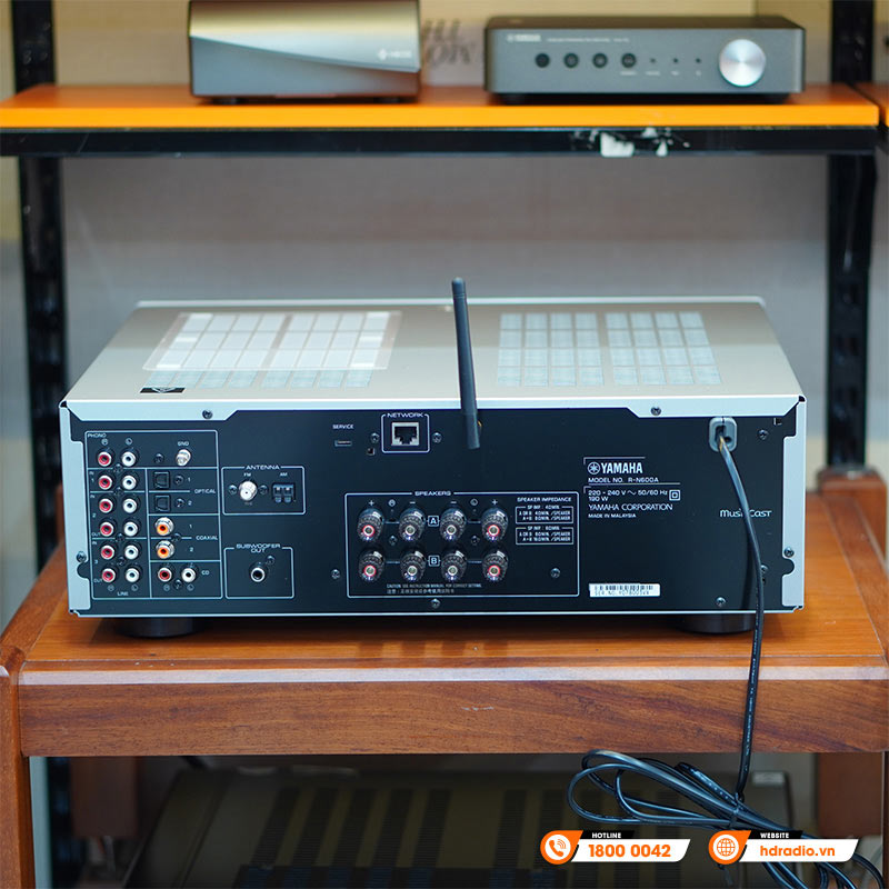 Amply Yamaha R-N600A, 80W/CH ở 8 ohm, Optical, Phono, bluetooth, wifi, MusicCast-4