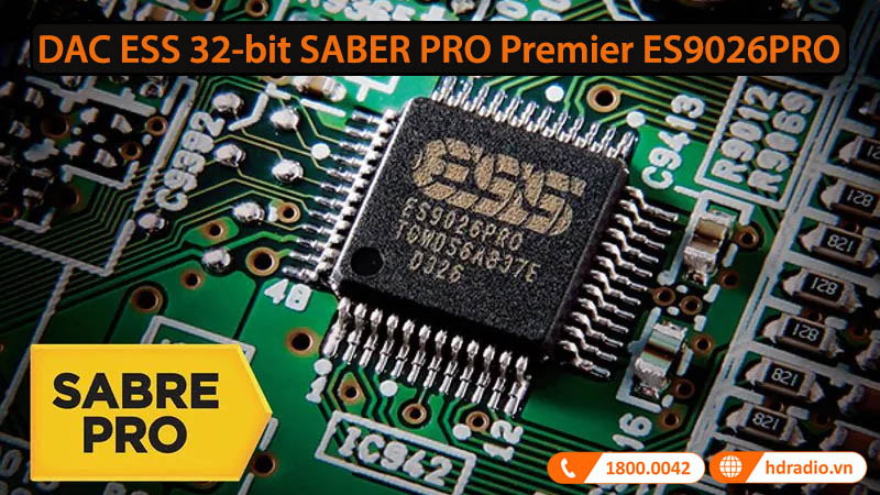 DAC ESS 32-bit SABER PRO Premier ES9026PRO