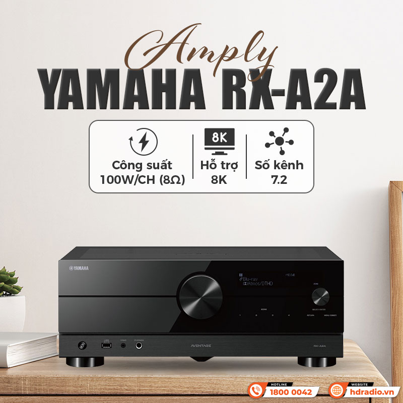 Tính năng Amply Yamaha RX-A2A