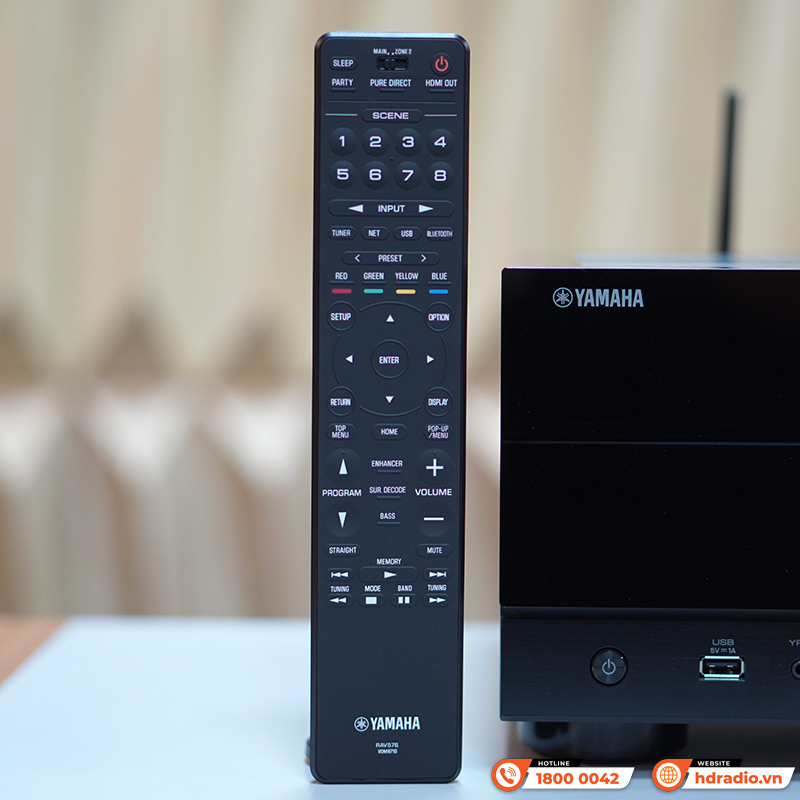 Amply Yamaha RX-A2A, 8K, 7.2 Kênh, 100W/CH, Bluetooth-18