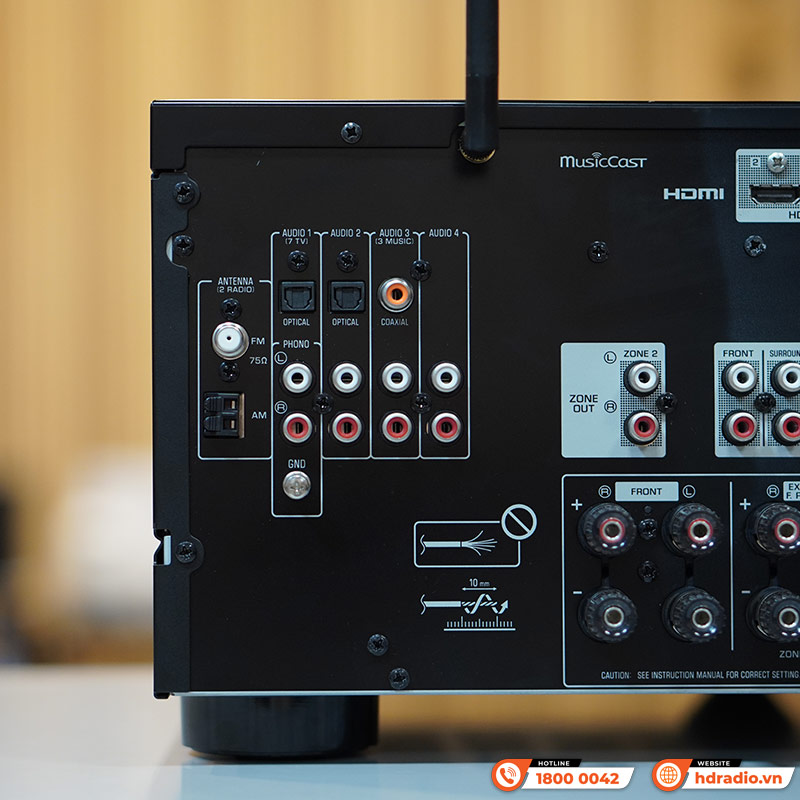 Amply Yamaha RX-A4A, Hỗ Trợ 8K, 7.2 Kênh, 110W/CH, Bluetooth-11