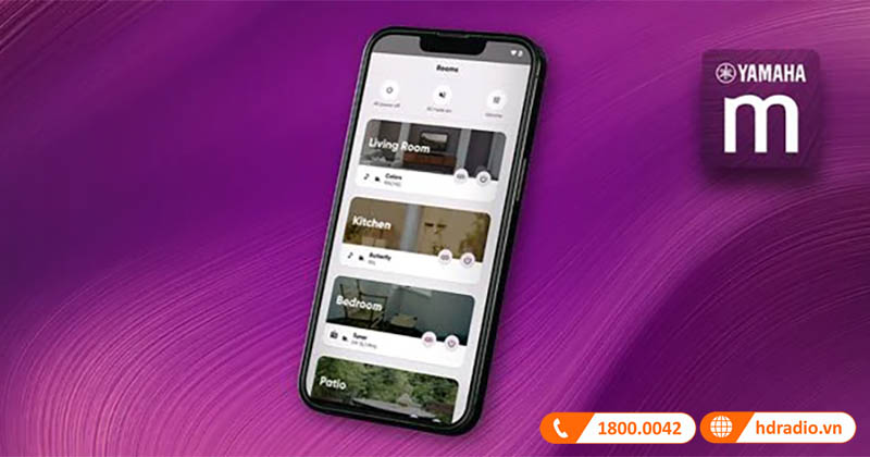 Vận hành dễ dàng với Ứng dụng MusicCast