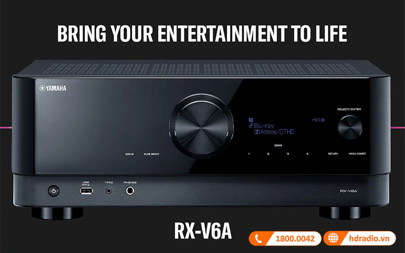 Amply Yamaha RX-V6A