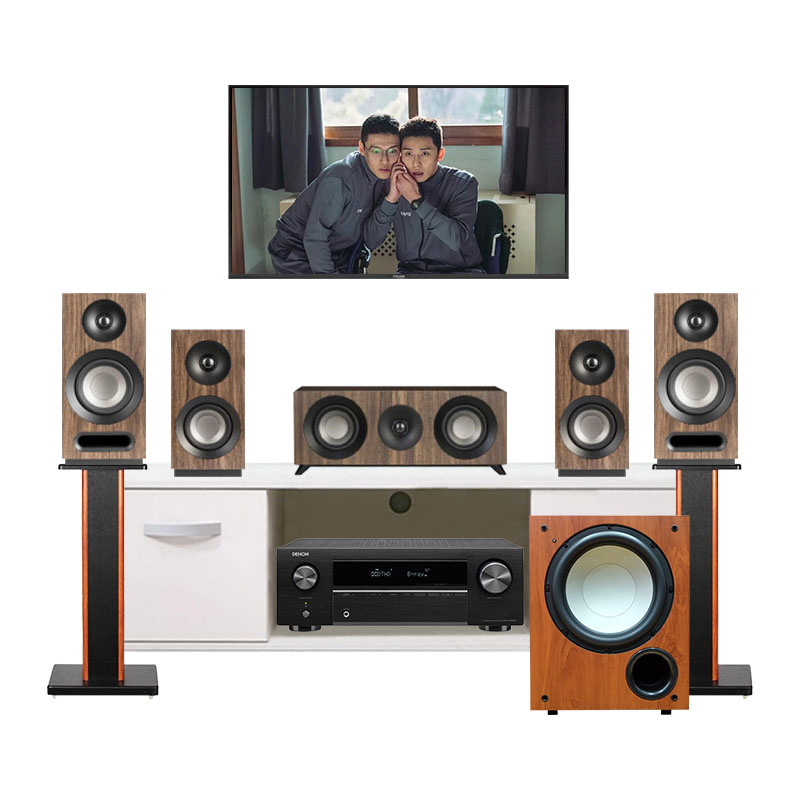 Bộ Dàn Âm Thanh Xem Phim 5.1 HD-AT01 (Jamo S803 HCS, C910, Denon AVR-X250BT)