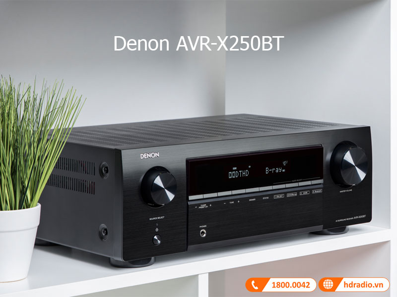 Amply Denon AVR-X250BT