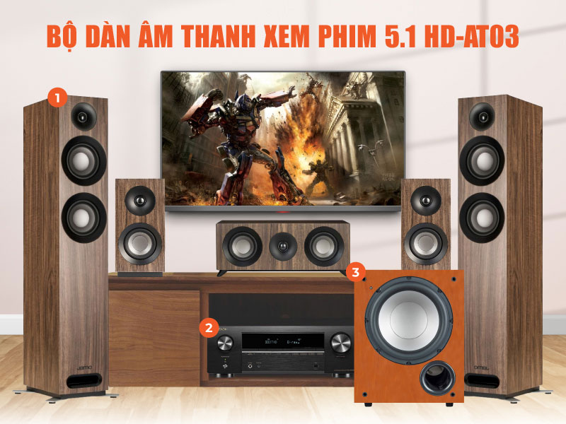 Bộ dàn âm thanh xem phim 5.1 HD-AT03