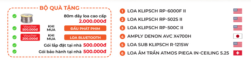 Bộ dàn âm thanh xem phim Dolby Atmos 5.1.2 HD-AT11 