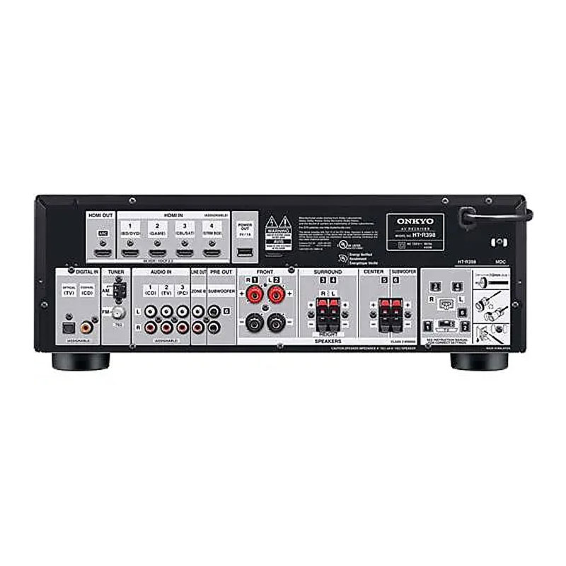 Dàn xem phim 5.1 Onkyo HT-S3910 (HT-R398 Receiver, SKF-398 Front, SKC-398 Center, SKR-398 Surround Speakers, SKW-398 Subwoofer)-3