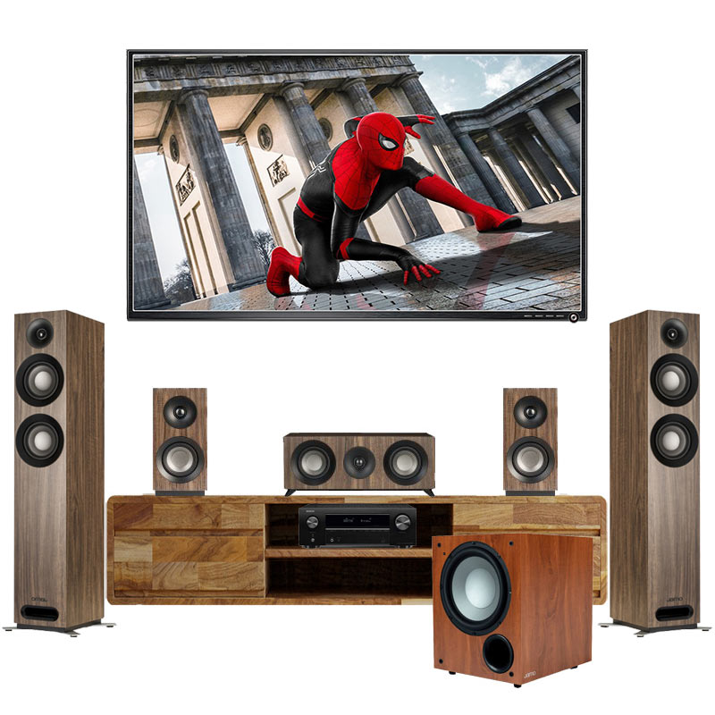 Dàn xem phim 5.1 Denon, Jamo AT13 (Denon X550BT + Jamo S807 HCS HCS + C910)