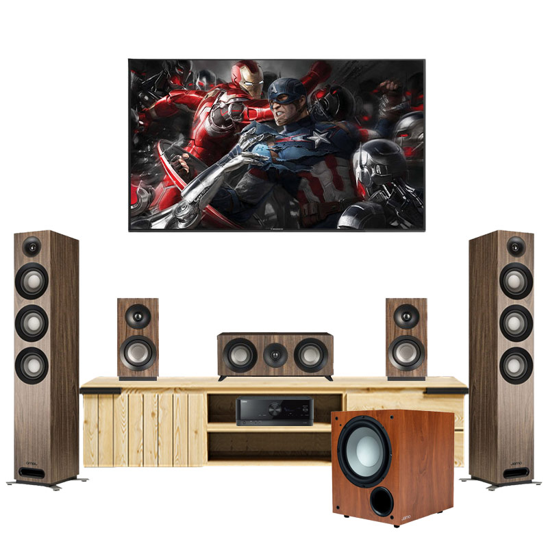 Dàn âm thanh xem phim 5.1 JAMO AT-GD04 (Yamaha RX V6A, Jamo S809 HCS, Sub Jamo C910)